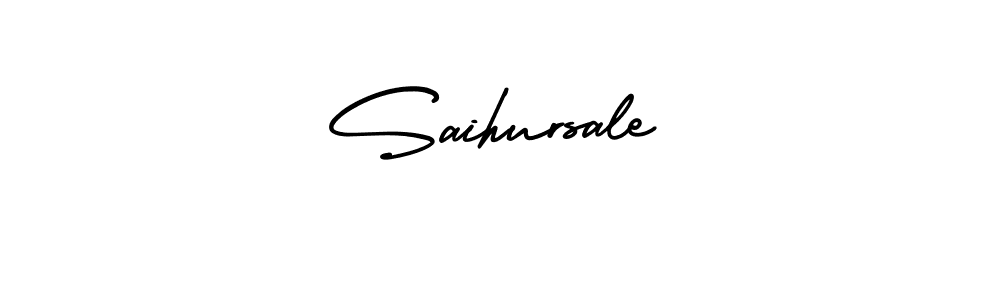 Create a beautiful signature design for name Saihursale. With this signature (AmerikaSignatureDemo-Regular) fonts, you can make a handwritten signature for free. Saihursale signature style 3 images and pictures png