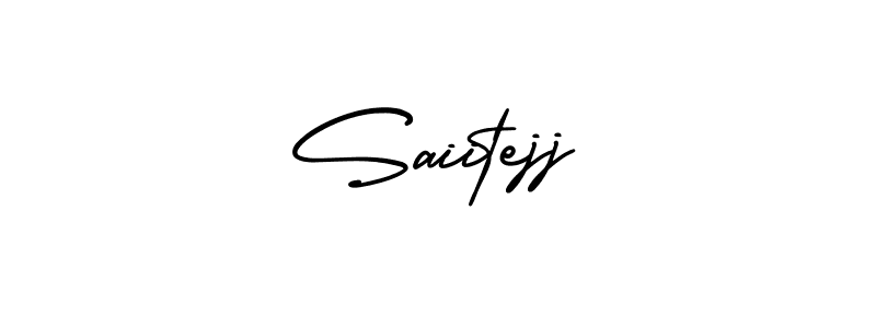 How to make Saiitejj signature? AmerikaSignatureDemo-Regular is a professional autograph style. Create handwritten signature for Saiitejj name. Saiitejj signature style 3 images and pictures png