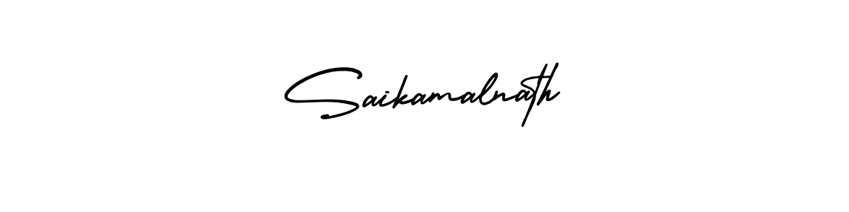 AmerikaSignatureDemo-Regular is a professional signature style that is perfect for those who want to add a touch of class to their signature. It is also a great choice for those who want to make their signature more unique. Get Saikamalnath name to fancy signature for free. Saikamalnath signature style 3 images and pictures png