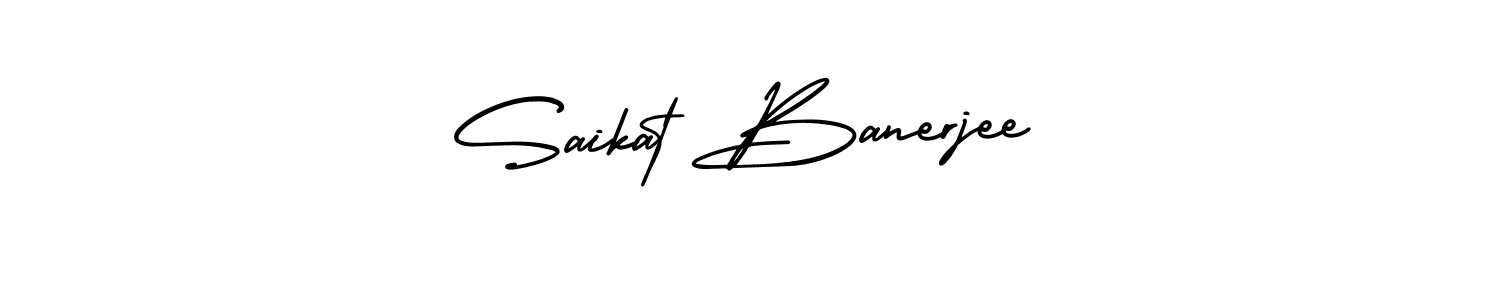 Make a short Saikat Banerjee signature style. Manage your documents anywhere anytime using AmerikaSignatureDemo-Regular. Create and add eSignatures, submit forms, share and send files easily. Saikat Banerjee signature style 3 images and pictures png