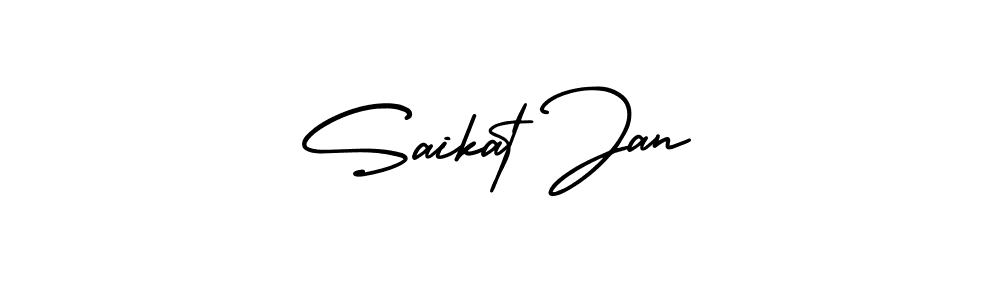 Also we have Saikat Jan name is the best signature style. Create professional handwritten signature collection using AmerikaSignatureDemo-Regular autograph style. Saikat Jan signature style 3 images and pictures png