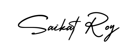 Achieve flawless digital penmanship with Saikat Roy name in AmerikaSignatureDemo-Regular font. The perfect tool for creating online signatures. Saikat Roy signature style 3 images and pictures png
