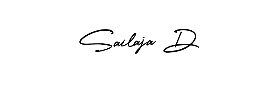 Also we have Sailaja D name is the best signature style. Create professional handwritten signature collection using AmerikaSignatureDemo-Regular autograph style. Sailaja D signature style 3 images and pictures png