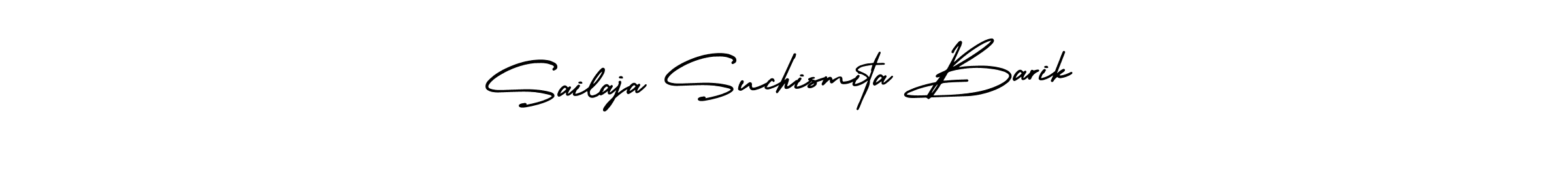 Create a beautiful signature design for name Sailaja Suchismita Barik. With this signature (AmerikaSignatureDemo-Regular) fonts, you can make a handwritten signature for free. Sailaja Suchismita Barik signature style 3 images and pictures png