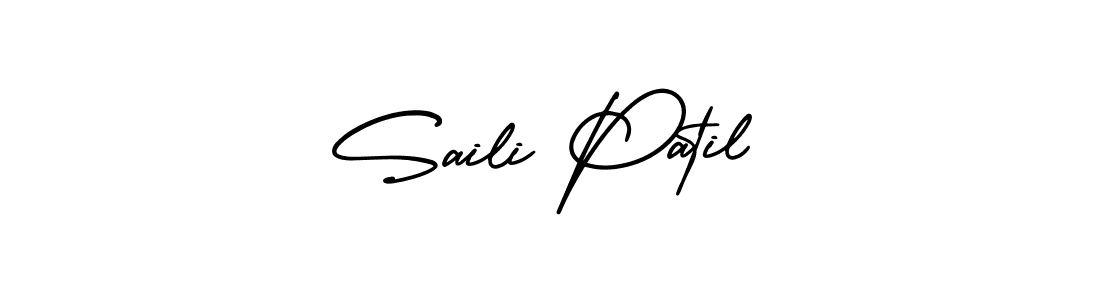 Make a short Saili Patil signature style. Manage your documents anywhere anytime using AmerikaSignatureDemo-Regular. Create and add eSignatures, submit forms, share and send files easily. Saili Patil signature style 3 images and pictures png