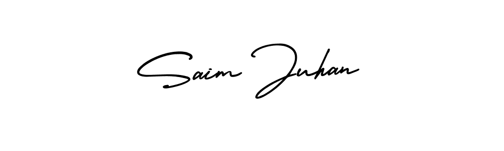 Similarly AmerikaSignatureDemo-Regular is the best handwritten signature design. Signature creator online .You can use it as an online autograph creator for name Saim Juhan. Saim Juhan signature style 3 images and pictures png