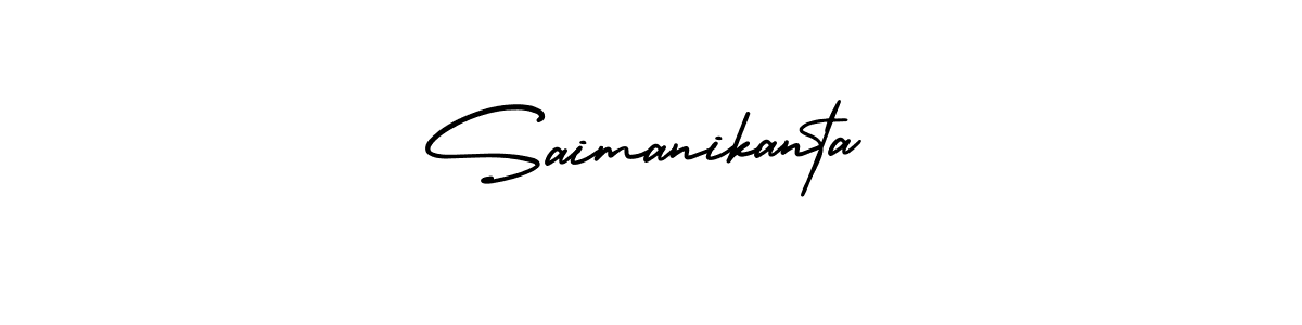 This is the best signature style for the Saimanikanta name. Also you like these signature font (AmerikaSignatureDemo-Regular). Mix name signature. Saimanikanta signature style 3 images and pictures png