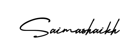 If you are searching for the best signature style for your name Saimashaikh, here we have designed multiple signature styles using AmerikaSignatureDemo-Regular. Saimashaikh signature style 3 images and pictures png