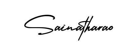 Get inspired by this graceful AmerikaSignatureDemo-Regular signature style for name Sainatharao. Smooth loops and balanced proportions for everyday use. Sainatharao signature style 3 images and pictures png