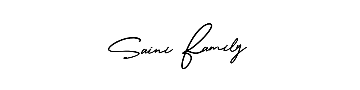 You can use this online signature creator to create a handwritten signature for the name Saini Family. This is the best online autograph maker. Saini Family signature style 3 images and pictures png