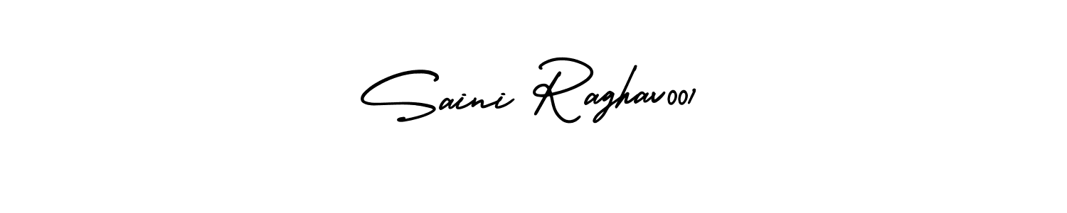 It looks lik you need a new signature style for name Saini Raghav001. Design unique handwritten (AmerikaSignatureDemo-Regular) signature with our free signature maker in just a few clicks. Saini Raghav001 signature style 3 images and pictures png