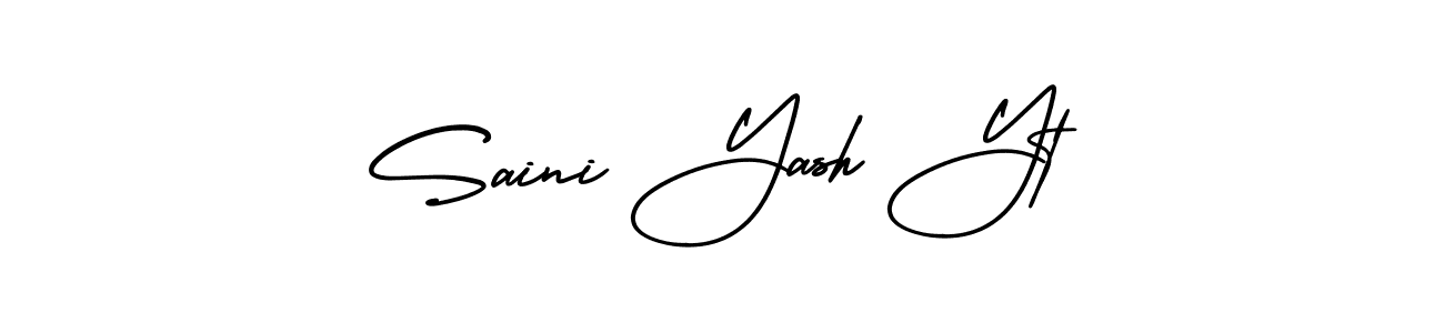 Also we have Saini Yash Yt name is the best signature style. Create professional handwritten signature collection using AmerikaSignatureDemo-Regular autograph style. Saini Yash Yt signature style 3 images and pictures png