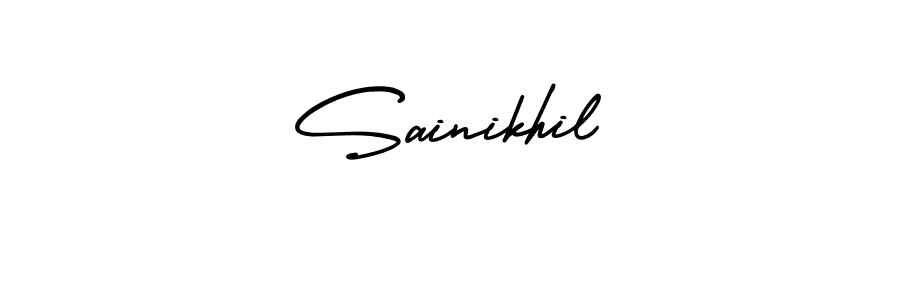 Check out images of Autograph of Sainikhil name. Actor Sainikhil Signature Style. AmerikaSignatureDemo-Regular is a professional sign style online. Sainikhil signature style 3 images and pictures png