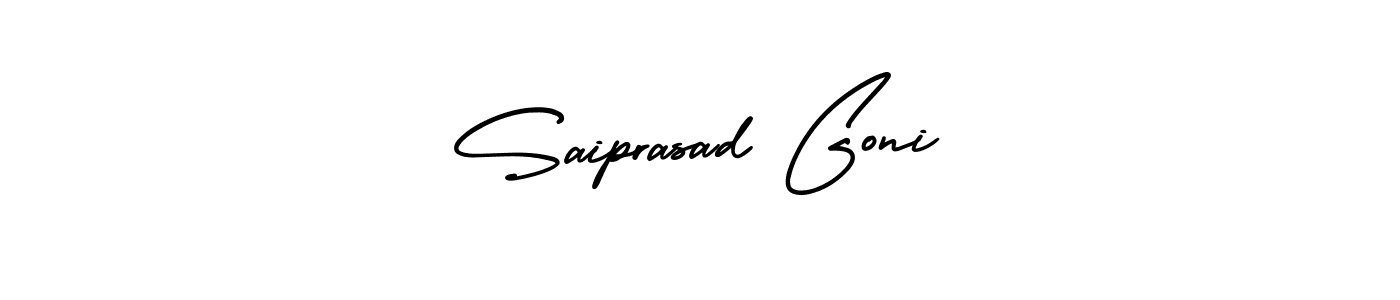 It looks lik you need a new signature style for name Saiprasad Goni. Design unique handwritten (AmerikaSignatureDemo-Regular) signature with our free signature maker in just a few clicks. Saiprasad Goni signature style 3 images and pictures png
