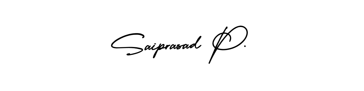 Check out images of Autograph of Saiprasad P. name. Actor Saiprasad P. Signature Style. AmerikaSignatureDemo-Regular is a professional sign style online. Saiprasad P. signature style 3 images and pictures png