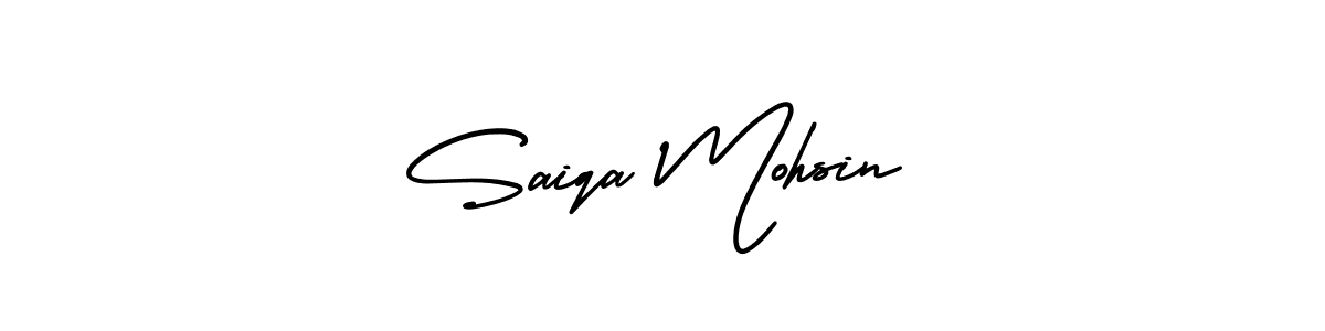 Also You can easily find your signature by using the search form. We will create Saiqa Mohsin name handwritten signature images for you free of cost using AmerikaSignatureDemo-Regular sign style. Saiqa Mohsin signature style 3 images and pictures png