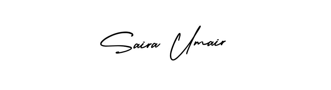 Make a beautiful signature design for name Saira Umair. Use this online signature maker to create a handwritten signature for free. Saira Umair signature style 3 images and pictures png