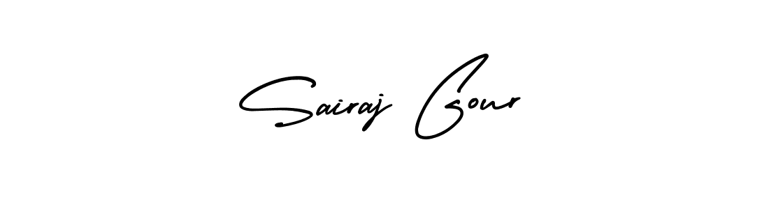 if you are searching for the best signature style for your name Sairaj Gour. so please give up your signature search. here we have designed multiple signature styles  using AmerikaSignatureDemo-Regular. Sairaj Gour signature style 3 images and pictures png