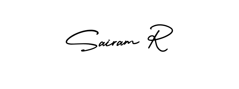 Here are the top 10 professional signature styles for the name Sairam R. These are the best autograph styles you can use for your name. Sairam R signature style 3 images and pictures png
