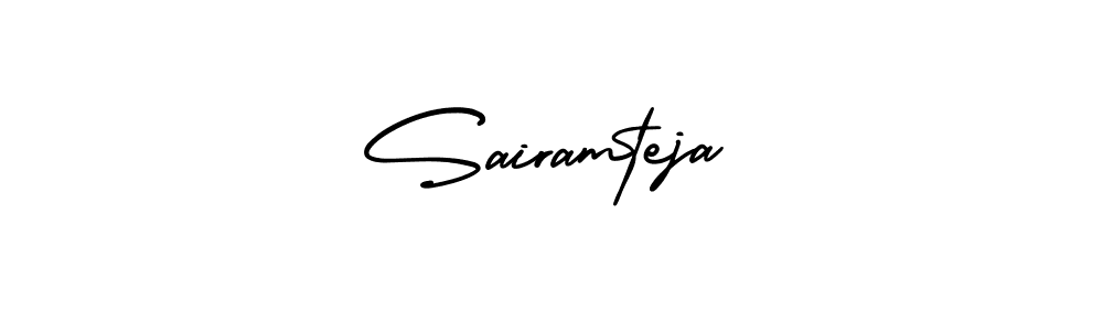 Also we have Sairamteja name is the best signature style. Create professional handwritten signature collection using AmerikaSignatureDemo-Regular autograph style. Sairamteja signature style 3 images and pictures png