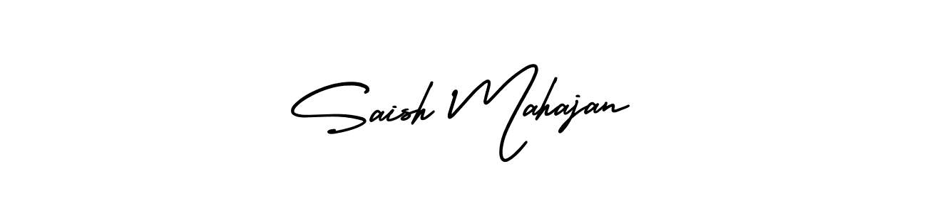 You can use this online signature creator to create a handwritten signature for the name Saish Mahajan. This is the best online autograph maker. Saish Mahajan signature style 3 images and pictures png