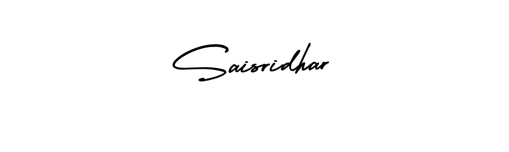 This is the best signature style for the Saisridhar name. Also you like these signature font (AmerikaSignatureDemo-Regular). Mix name signature. Saisridhar signature style 3 images and pictures png