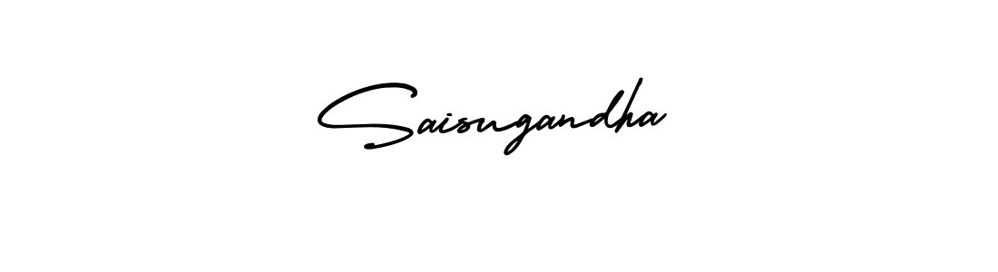 Use a signature maker to create a handwritten signature online. With this signature software, you can design (AmerikaSignatureDemo-Regular) your own signature for name Saisugandha. Saisugandha signature style 3 images and pictures png