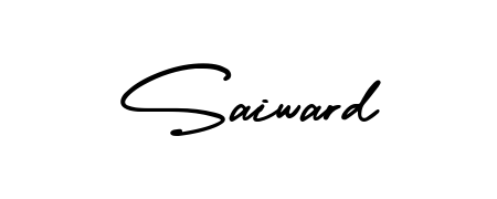A modern signature idea for name Saiward using AmerikaSignatureDemo-Regular font. Clean strokes and elegant curves make it stand out instantly. Saiward signature style 3 images and pictures png