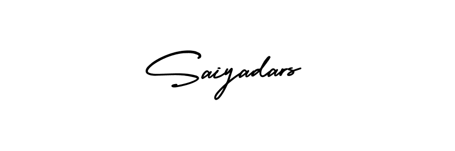 Also You can easily find your signature by using the search form. We will create Saiyadars name handwritten signature images for you free of cost using AmerikaSignatureDemo-Regular sign style. Saiyadars signature style 3 images and pictures png