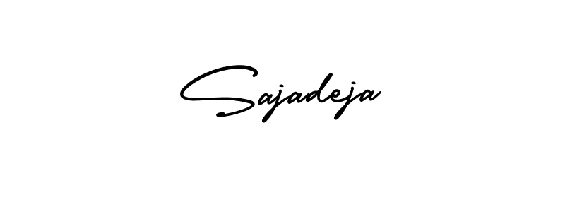Best and Professional Signature Style for Sajadeja. AmerikaSignatureDemo-Regular Best Signature Style Collection. Sajadeja signature style 3 images and pictures png