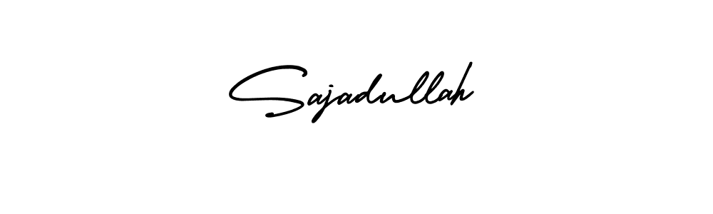 Create a beautiful signature design for name Sajadullah. With this signature (AmerikaSignatureDemo-Regular) fonts, you can make a handwritten signature for free. Sajadullah signature style 3 images and pictures png
