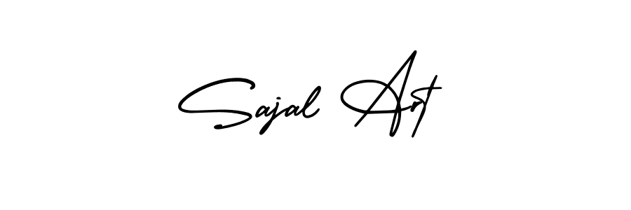 Use a signature maker to create a handwritten signature online. With this signature software, you can design (AmerikaSignatureDemo-Regular) your own signature for name Sajal Art. Sajal Art signature style 3 images and pictures png