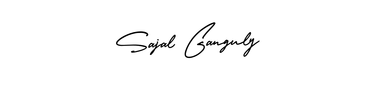 Sajal Ganguly stylish signature style. Best Handwritten Sign (AmerikaSignatureDemo-Regular) for my name. Handwritten Signature Collection Ideas for my name Sajal Ganguly. Sajal Ganguly signature style 3 images and pictures png