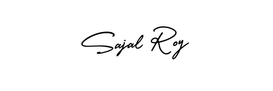The best way (AmerikaSignatureDemo-Regular) to make a short signature is to pick only two or three words in your name. The name Sajal Roy include a total of six letters. For converting this name. Sajal Roy signature style 3 images and pictures png