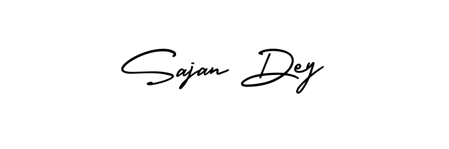 How to make Sajan Dey signature? AmerikaSignatureDemo-Regular is a professional autograph style. Create handwritten signature for Sajan Dey name. Sajan Dey signature style 3 images and pictures png