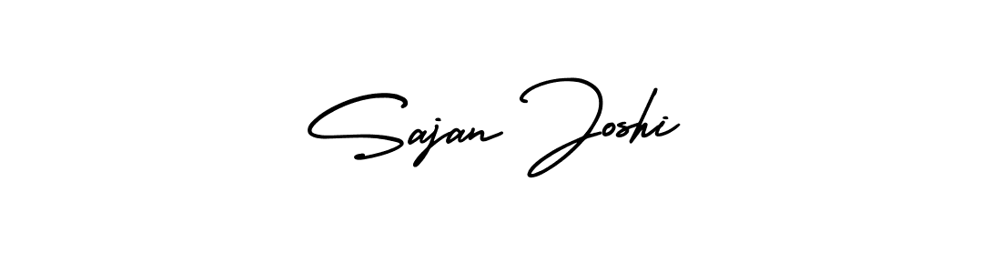 AmerikaSignatureDemo-Regular is a professional signature style that is perfect for those who want to add a touch of class to their signature. It is also a great choice for those who want to make their signature more unique. Get Sajan Joshi name to fancy signature for free. Sajan Joshi signature style 3 images and pictures png