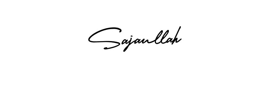 How to Draw Sajaullah signature style? AmerikaSignatureDemo-Regular is a latest design signature styles for name Sajaullah. Sajaullah signature style 3 images and pictures png