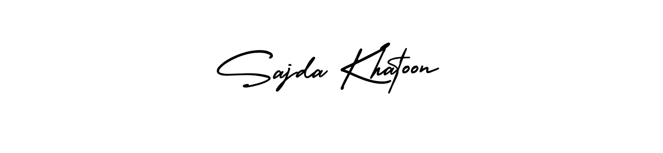 Create a beautiful signature design for name Sajda Khatoon. With this signature (AmerikaSignatureDemo-Regular) fonts, you can make a handwritten signature for free. Sajda Khatoon signature style 3 images and pictures png