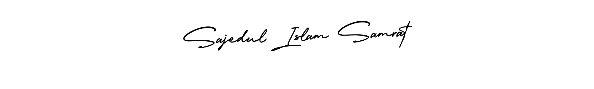 Make a short Sajedul Islam Samrat signature style. Manage your documents anywhere anytime using AmerikaSignatureDemo-Regular. Create and add eSignatures, submit forms, share and send files easily. Sajedul Islam Samrat signature style 3 images and pictures png