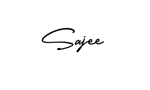 The best way (AmerikaSignatureDemo-Regular) to make a short signature is to pick only two or three words in your name. The name Sajee include a total of six letters. For converting this name. Sajee signature style 3 images and pictures png