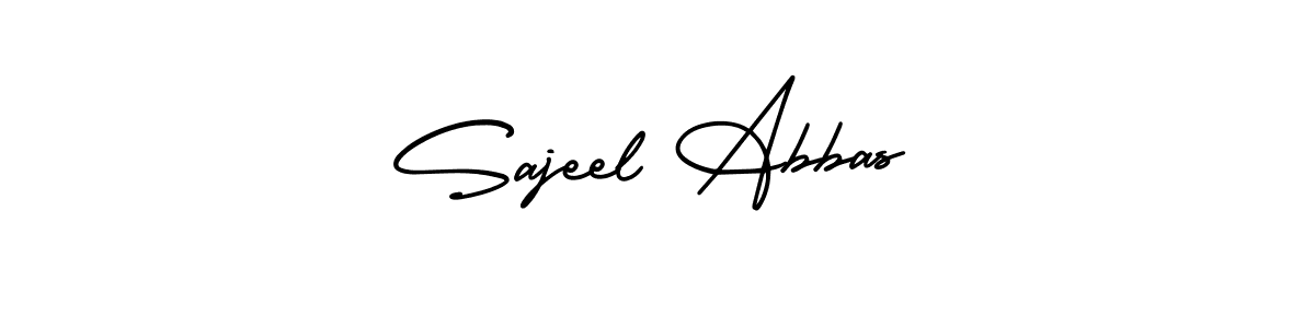 Create a beautiful signature design for name Sajeel Abbas. With this signature (AmerikaSignatureDemo-Regular) fonts, you can make a handwritten signature for free. Sajeel Abbas signature style 3 images and pictures png