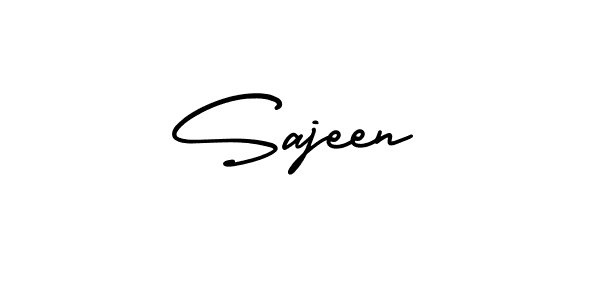 Best and Professional Signature Style for Sajeen. AmerikaSignatureDemo-Regular Best Signature Style Collection. Sajeen signature style 3 images and pictures png