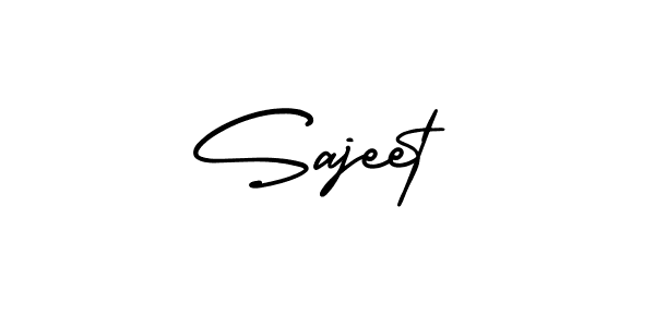 Make a beautiful signature design for name Sajeet. With this signature (AmerikaSignatureDemo-Regular) style, you can create a handwritten signature for free. Sajeet signature style 3 images and pictures png