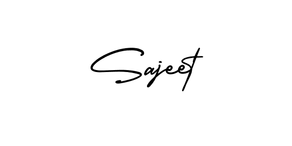 Make a beautiful signature design for name Sajeet. With this signature (AmerikaSignatureDemo-Regular) style, you can create a handwritten signature for free. Sajeet signature style 3 images and pictures png