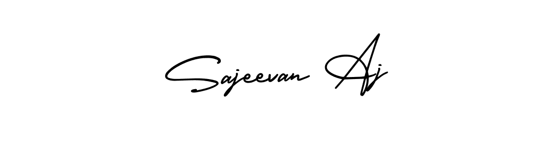 It looks lik you need a new signature style for name Sajeevan Aj. Design unique handwritten (AmerikaSignatureDemo-Regular) signature with our free signature maker in just a few clicks. Sajeevan Aj signature style 3 images and pictures png