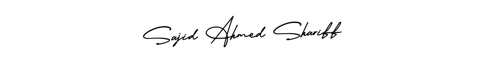 Similarly AmerikaSignatureDemo-Regular is the best handwritten signature design. Signature creator online .You can use it as an online autograph creator for name Sajid Ahmed Shariff. Sajid Ahmed Shariff signature style 3 images and pictures png