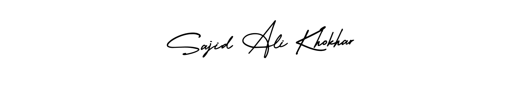 Best and Professional Signature Style for Sajid Ali Khokhar. AmerikaSignatureDemo-Regular Best Signature Style Collection. Sajid Ali Khokhar signature style 3 images and pictures png