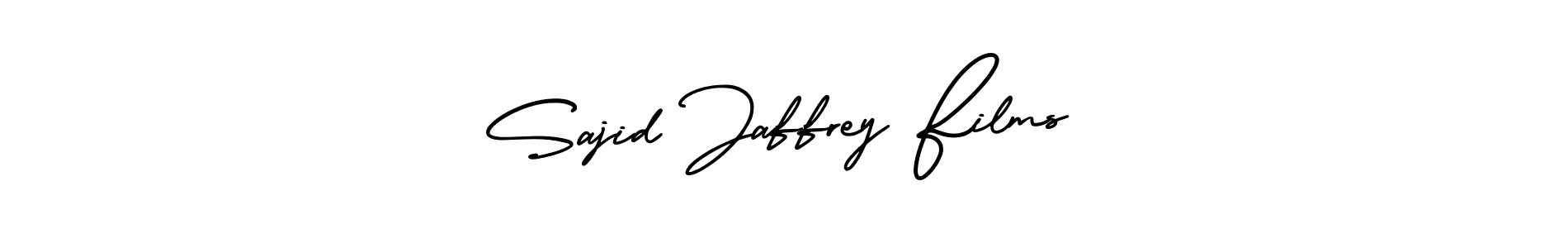 This is the best signature style for the Sajid Jaffrey Films name. Also you like these signature font (AmerikaSignatureDemo-Regular). Mix name signature. Sajid Jaffrey Films signature style 3 images and pictures png