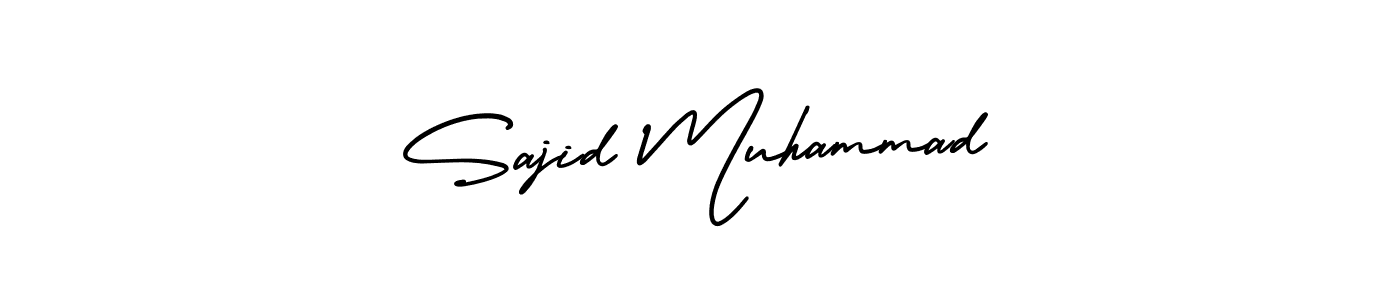 Design your own signature with our free online signature maker. With this signature software, you can create a handwritten (AmerikaSignatureDemo-Regular) signature for name Sajid Muhammad. Sajid Muhammad signature style 3 images and pictures png
