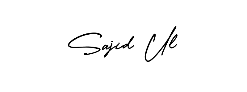 It looks lik you need a new signature style for name Sajid Ul. Design unique handwritten (AmerikaSignatureDemo-Regular) signature with our free signature maker in just a few clicks. Sajid Ul signature style 3 images and pictures png
